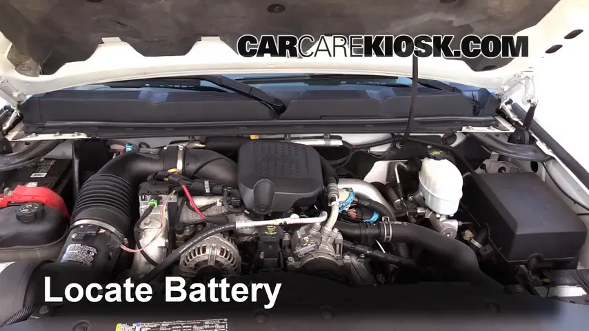 2009 Chevrolet Silverado 3500 HD LT 6.6L V8 Turbo Diesel Crew Cab Pickup (4 Door) Battery Replace